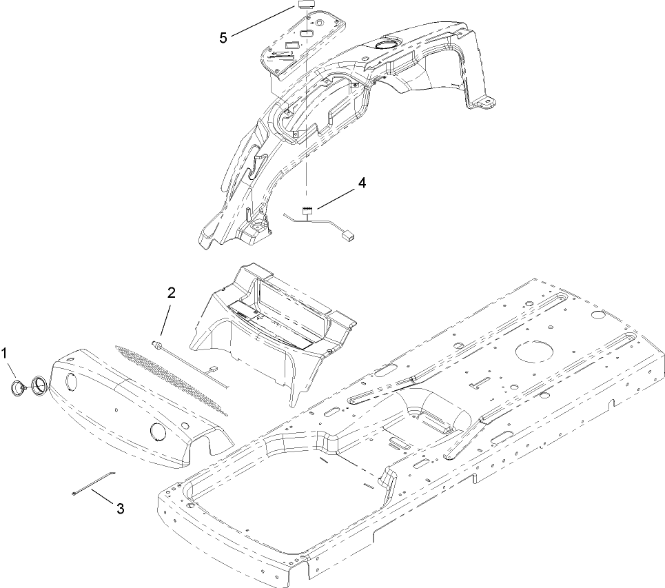 Headlight And Harness Assembly Diagram and Parts List for 108-6160  Lawn Boy Lawn Tractor Accessories